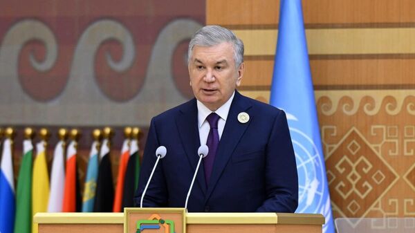Выступление Шавката Мирзиёева на третьей Конференции Организации Объединенных Наций по развивающимся странам, не имеющим выхода к морю   
 - Sputnik Ўзбекистон