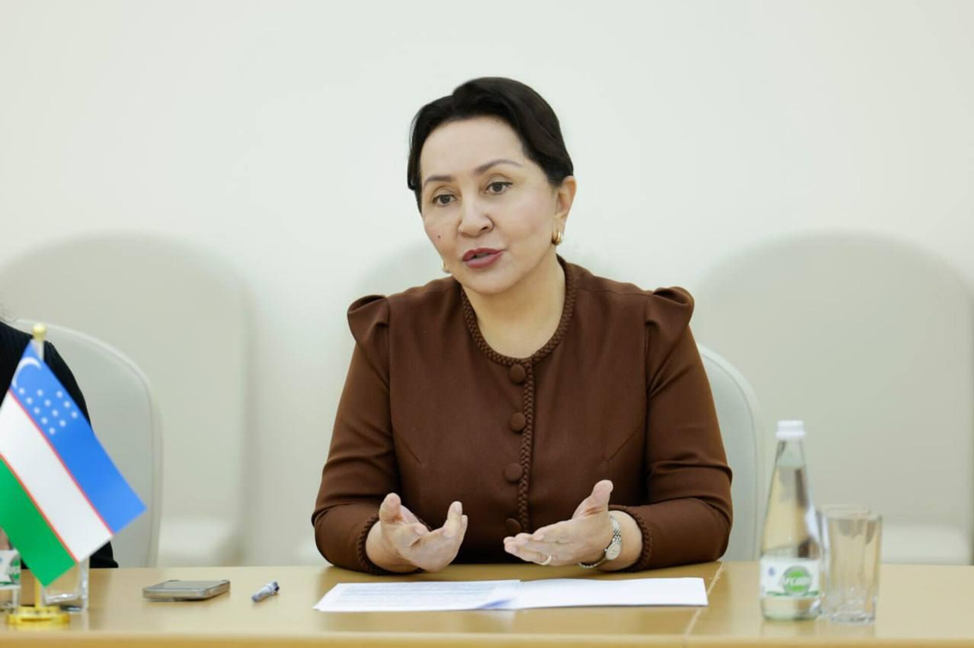  Председатель Сената провела встречу с высоким представителем Генерального секретаря ООН   - Sputnik Узбекистан, 1920, 07.08.2025