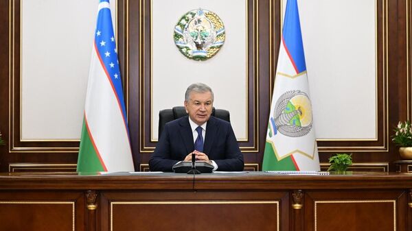 Президент Шавкат Мирзиёев ознакомился с презентацией по совершенствованию системы противодействия теневой экономике - Sputnik Узбекистан