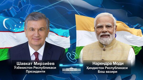 Шавкат Мирзиёев поговорил по телефону с Нарендрой Моди - Sputnik Узбекистан