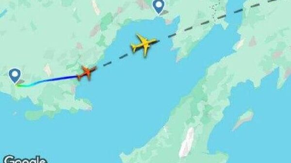 Полетел: российский самолет направляется из Магадана в Анкоридж - Sputnik Узбекистан