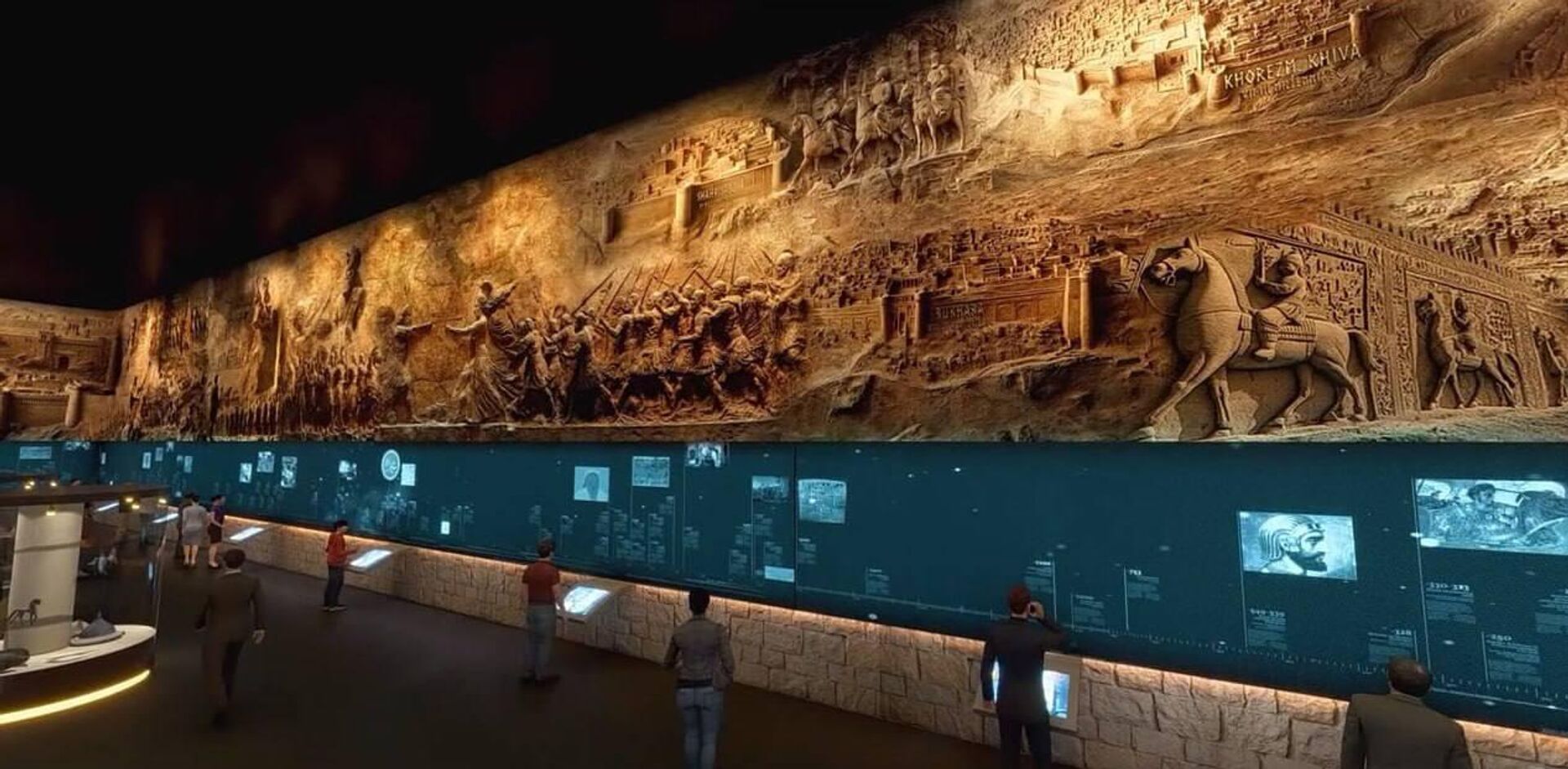 В Центре исламской цивилизации в Узбекистане готовится экспозиция длиной 52 метра - Sputnik Узбекистан, 1920, 17.08.2025