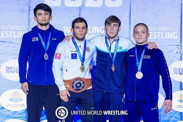 Выступление сборной Узбекистана на юниорском чемпионате мира по спортивной борьбе (U20). - Sputnik Ўзбекистон