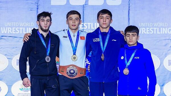 Выступление сборной Узбекистана на юниорском чемпионате мира по спортивной борьбе (U20). - Sputnik Ўзбекистон