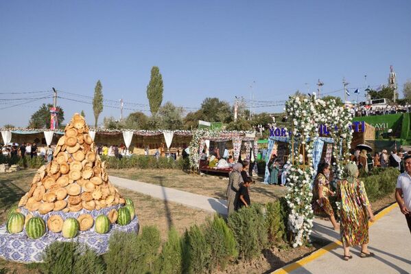 Международный фестиваль винограда и виноделия Узум сайли в Паркентском районе Ташобласти - Sputnik Узбекистан