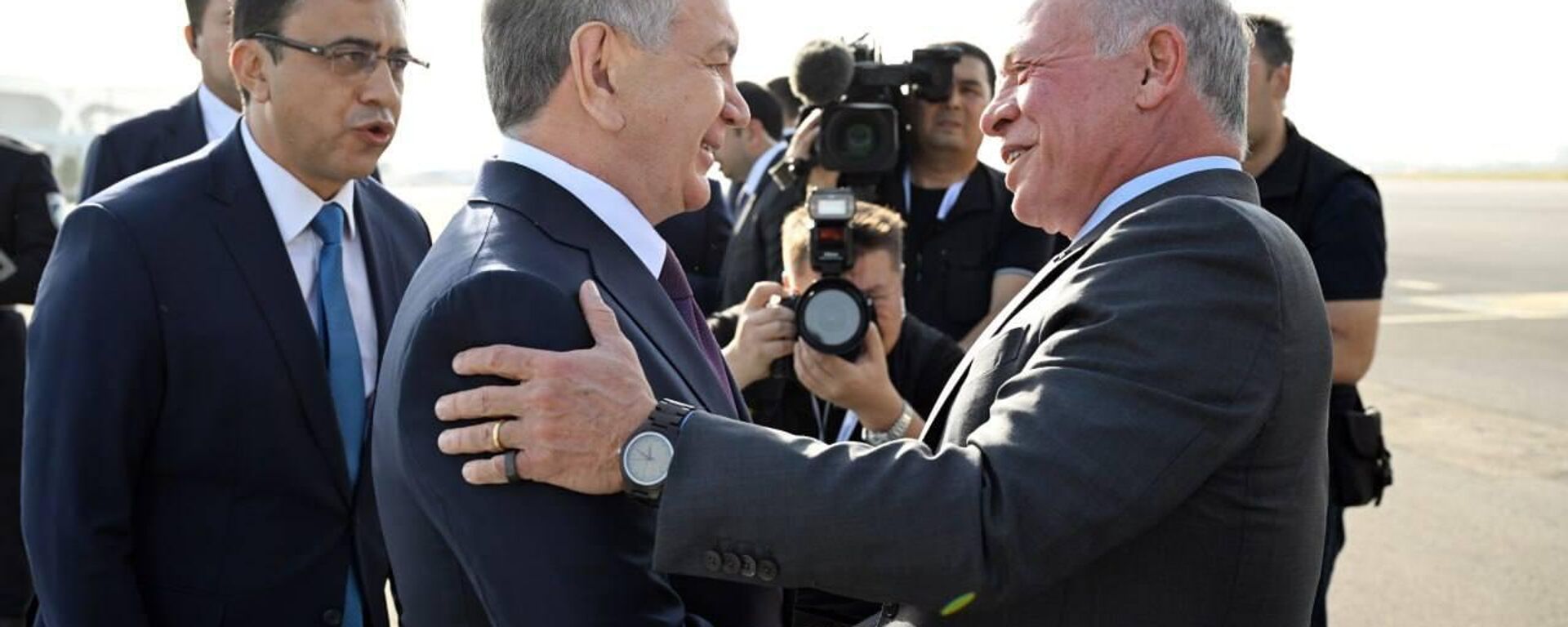 Korol Iordanskogo Xashimitskogo Korolevstva Abdalla II ibn al-Xuseyn pribil v Uzbekiston s gosudarstvennim vizitom. - Sputnik O‘zbekiston, 1920, 25.08.2025