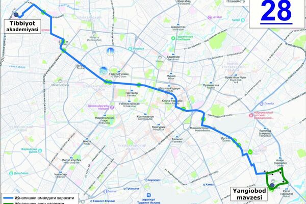 Три автобусных маршрута в Ташкенте изменились с 1 сентября - Sputnik Узбекистан