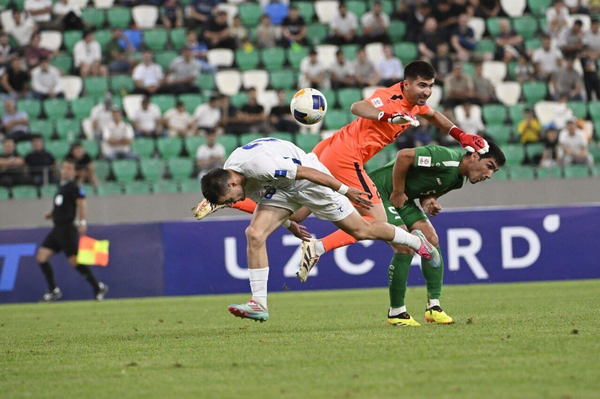 CAFA Nations Cup: Узбекистан обыграл Туркменистан - Sputnik Узбекистан, 1920, 03.09.2025