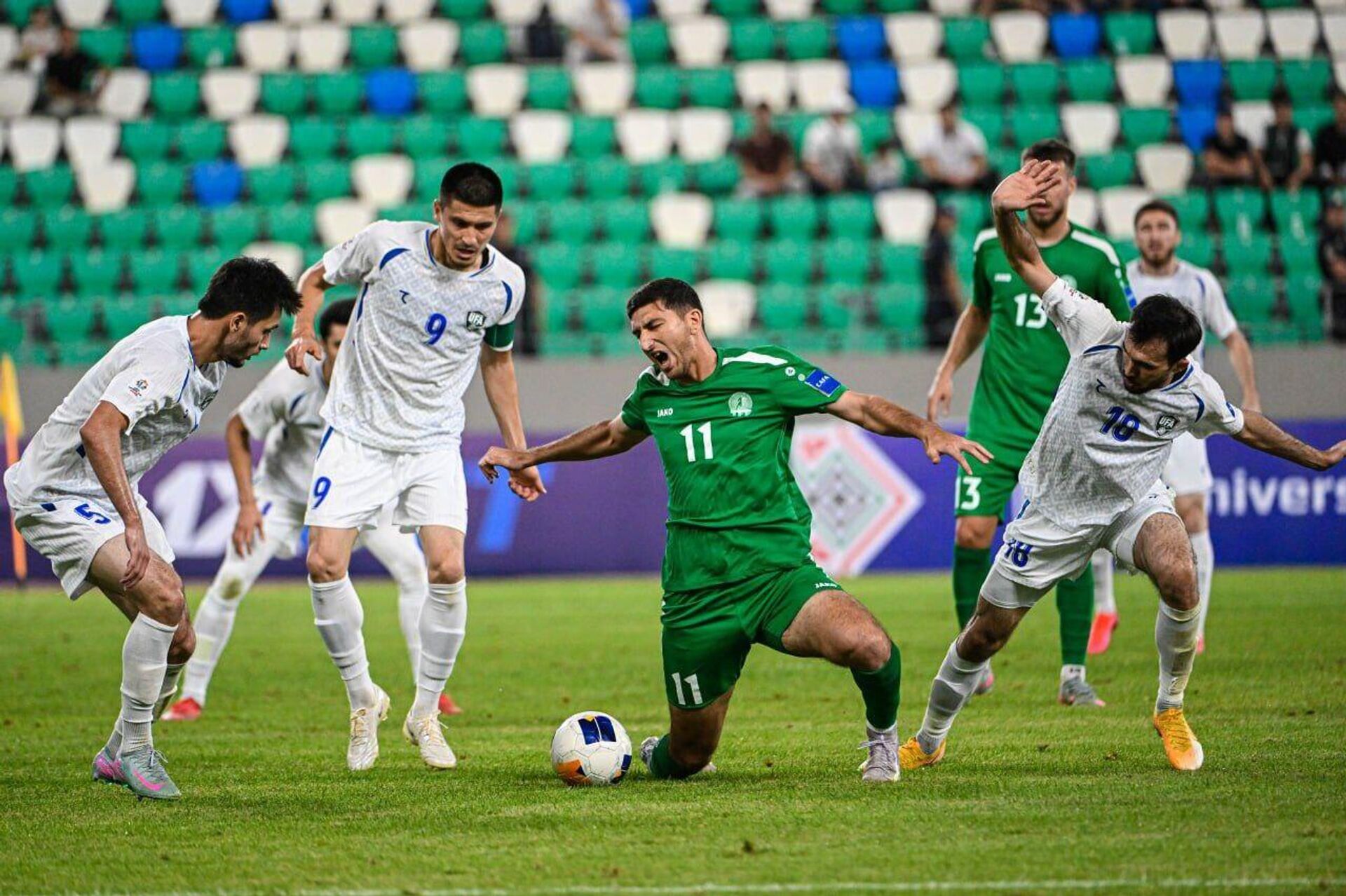 CAFA Nations Cup: Узбекистан обыграл Туркменистан - Sputnik Узбекистан, 1920, 03.09.2025
