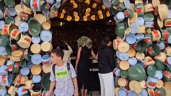 Индийские и узбекские мастера представили на Бухарской биеннале совместный проект - Sputnik Узбекистан