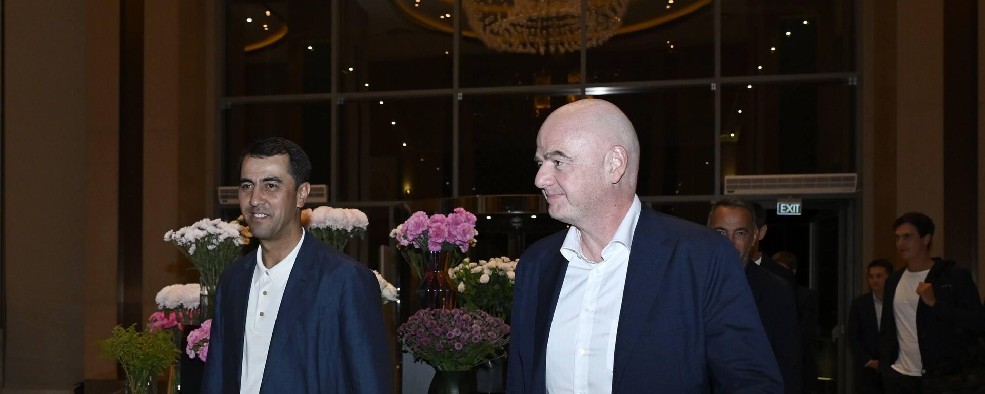 Президент FIFA прибыл в Узбекистан - Sputnik Ўзбекистон, 1920, 08.09.2025
