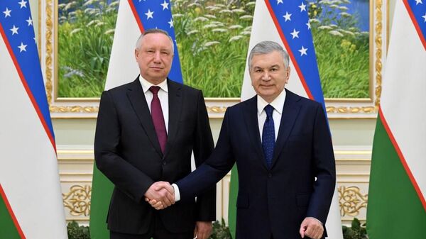 Президент Шавкат Мирзиёев встретился с губернатором Санкт-Петербурга Александром Бегловым - Sputnik Узбекистан