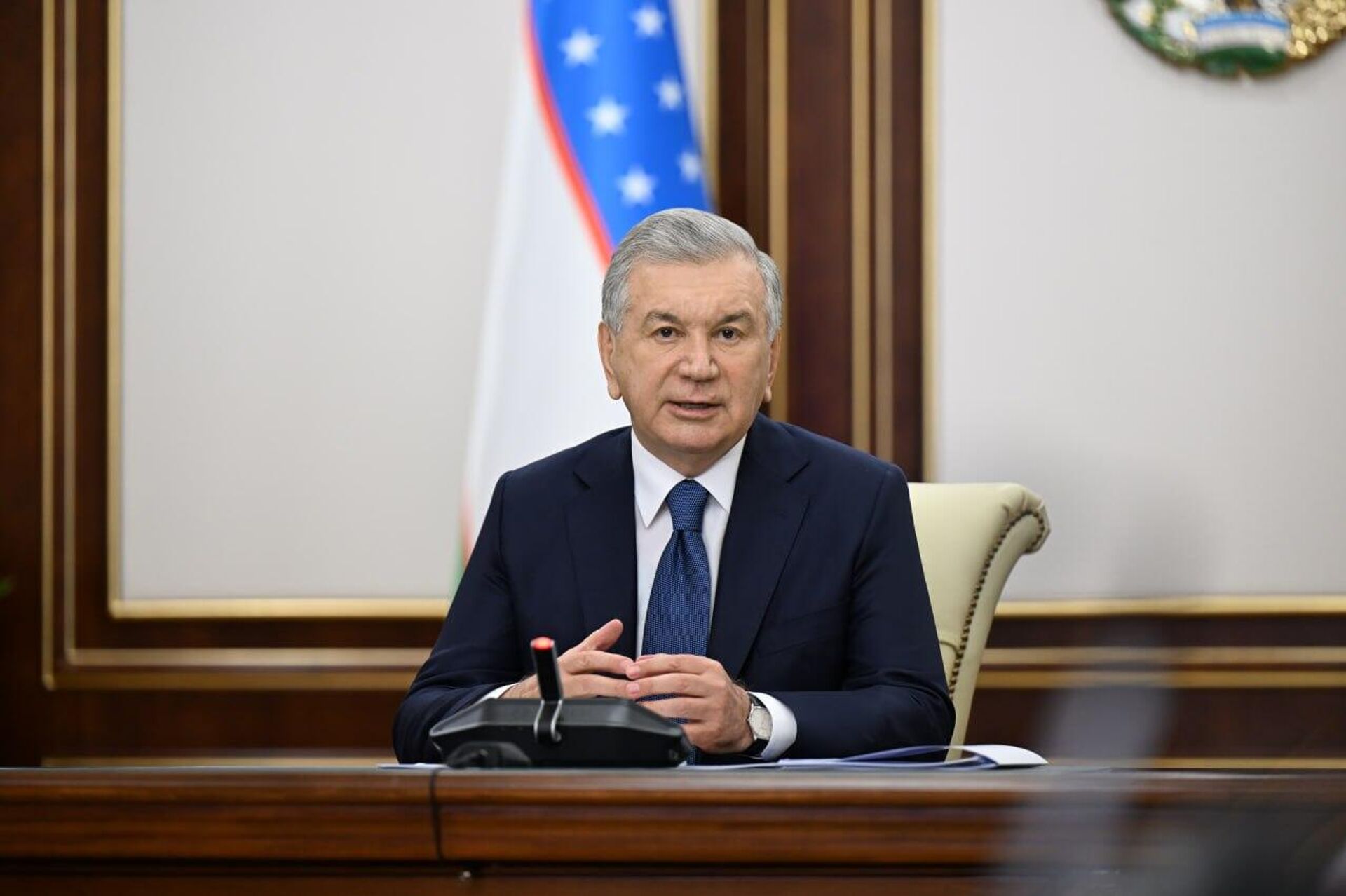 
Главе государства представили информацию о ходе реформ и планах развития Хорезмской области - Sputnik Узбекистан, 1920, 12.09.2025