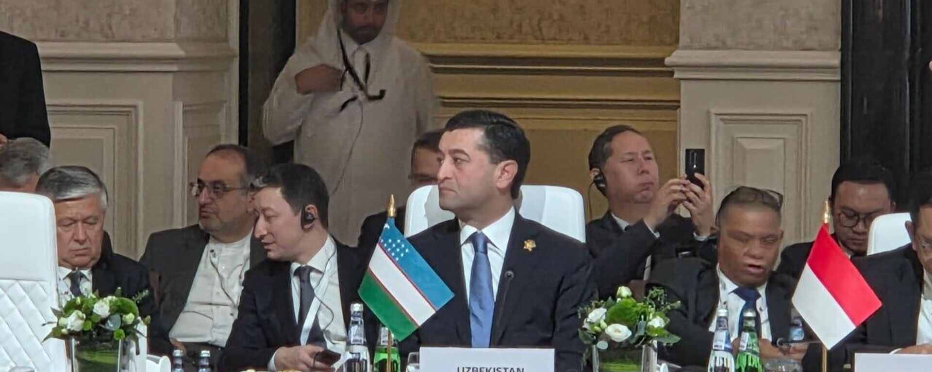 Саидов принял участие в министерской встрече по вопросу нападения Израиля на Катар - Sputnik Ўзбекистон, 1920, 15.09.2025