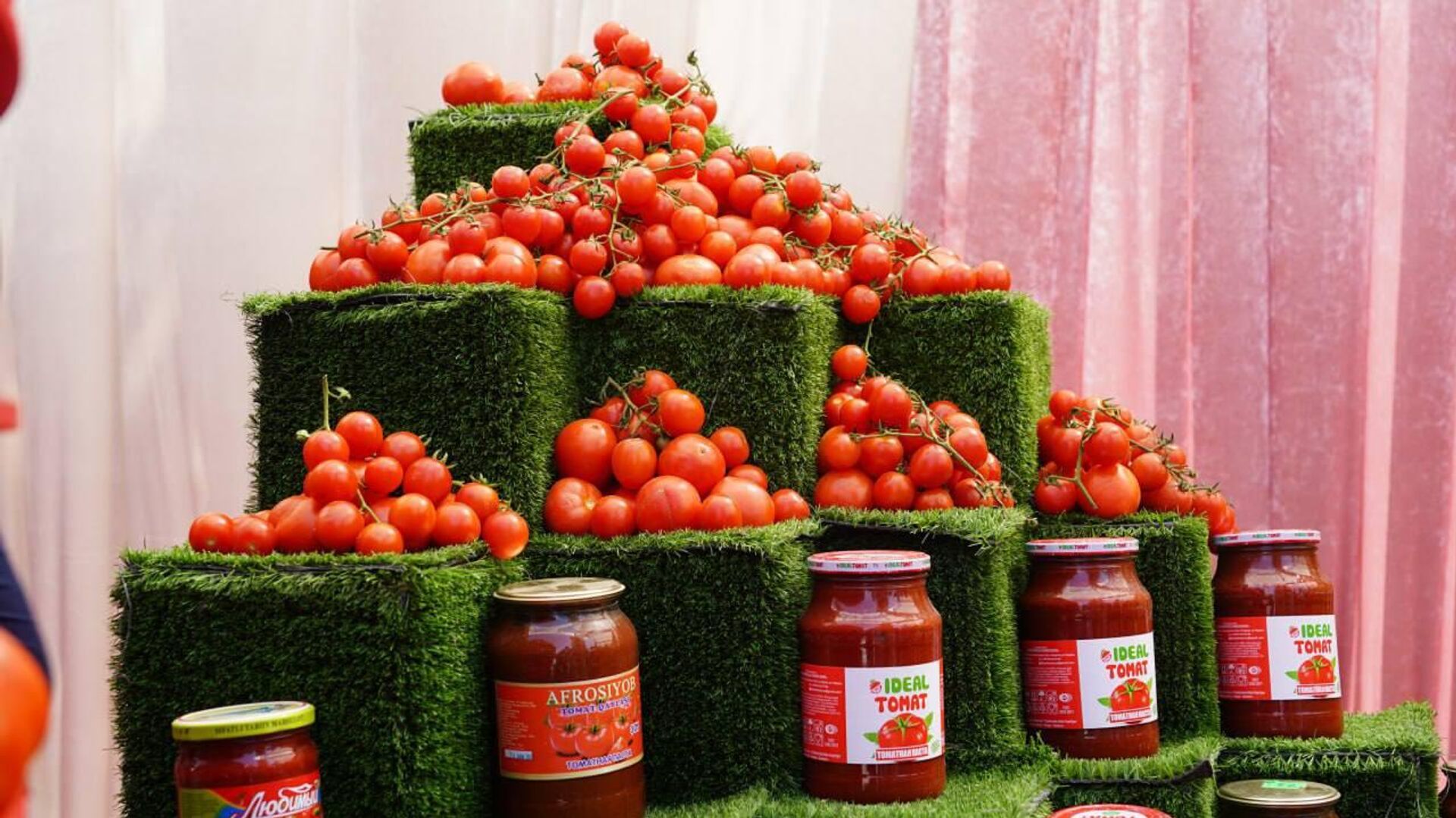 В Самарканде прошел необычный фестиваль, посвященный томатам - Sputnik Узбекистан, 1920, 15.09.2025
