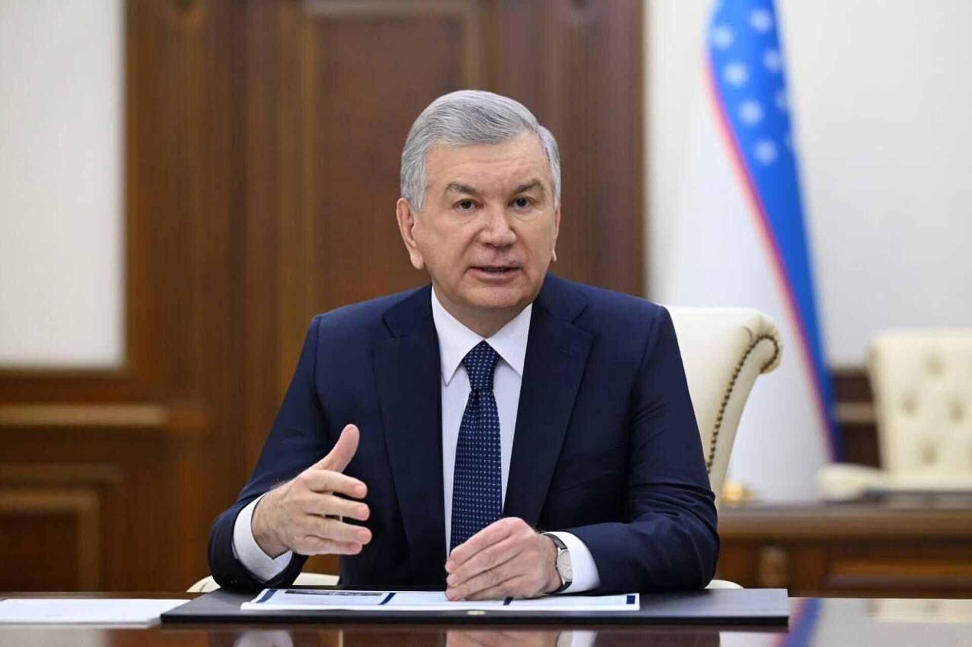 Президент Шавкат Мирзиёев ознакомился с мерами по дальнейшему совершенствованию системы здравоохранения.  - Sputnik Узбекистан, 1920, 20.09.2025