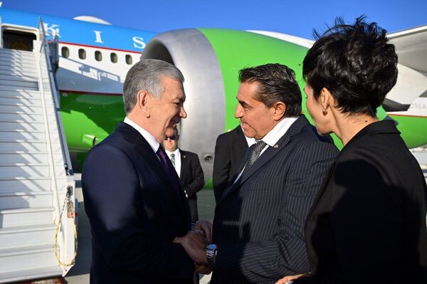 Prezident Respubliki Uzbekistan Shavkat Mirziyoyev pribil s rabochim vizitom v Nyu-York. - Sputnik O‘zbekiston