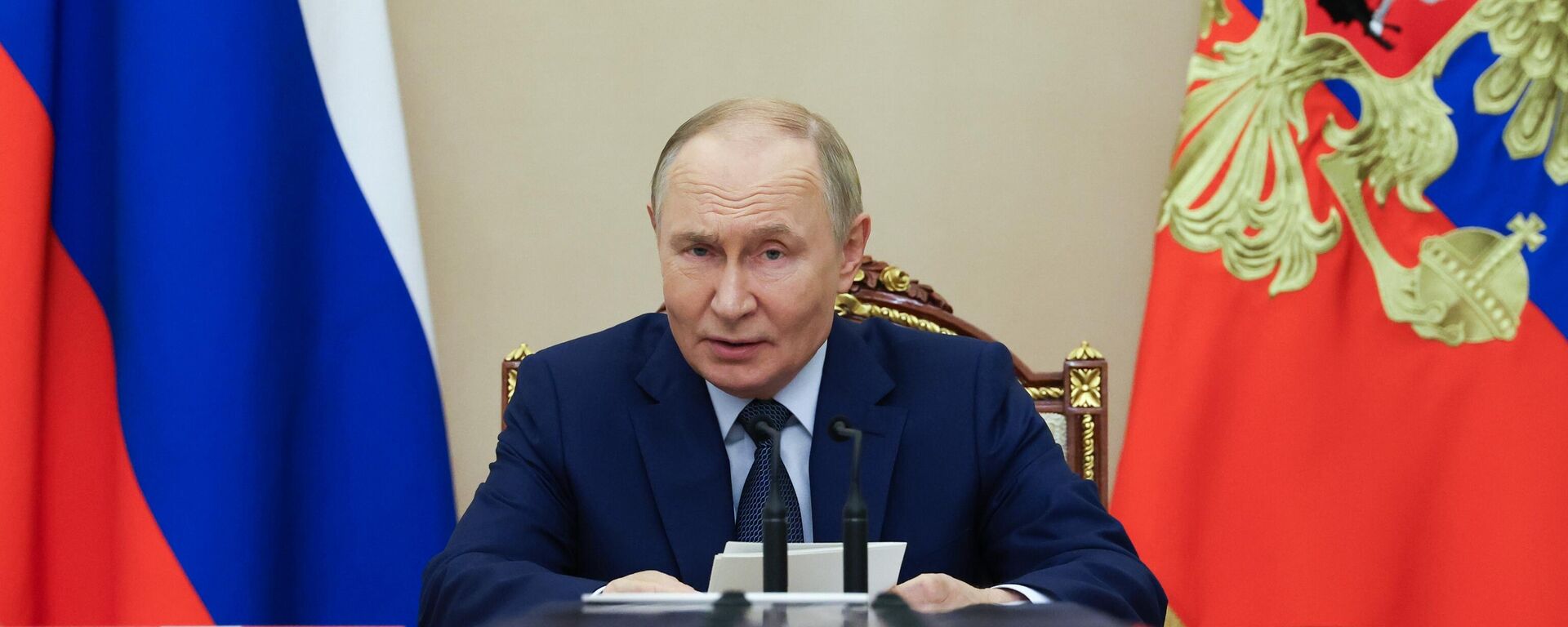 Президент Владимир Путин провел заседание Совбеза РФ - Sputnik Ўзбекистон, 1920, 05.05.2026