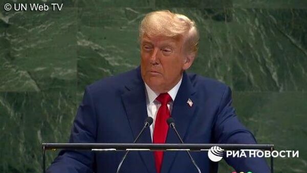Главное из выступления Дональда Трампа на Генассамблее ООН: - Sputnik Узбекистан