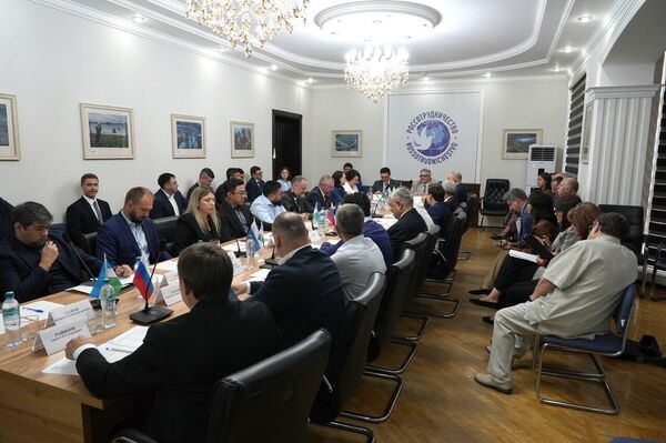 На площадке Русского Дома в Ташкенте прошло четвертое заседание Делового клуба при Торгпредстве РФ в Узбекистане - Sputnik Узбекистан