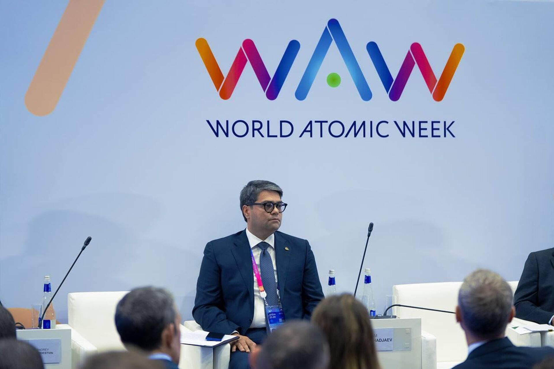  Азим Ахмедхаджаев принял участие в международном форуме Мировая атомная неделя в Москве. - Sputnik Узбекистан, 1920, 26.09.2025