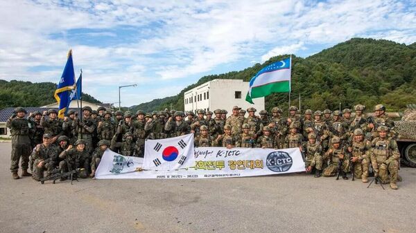 Военнослужащие Узбекистана в третий раз одержали победу на соревнованиях в Корее - Sputnik Узбекистан