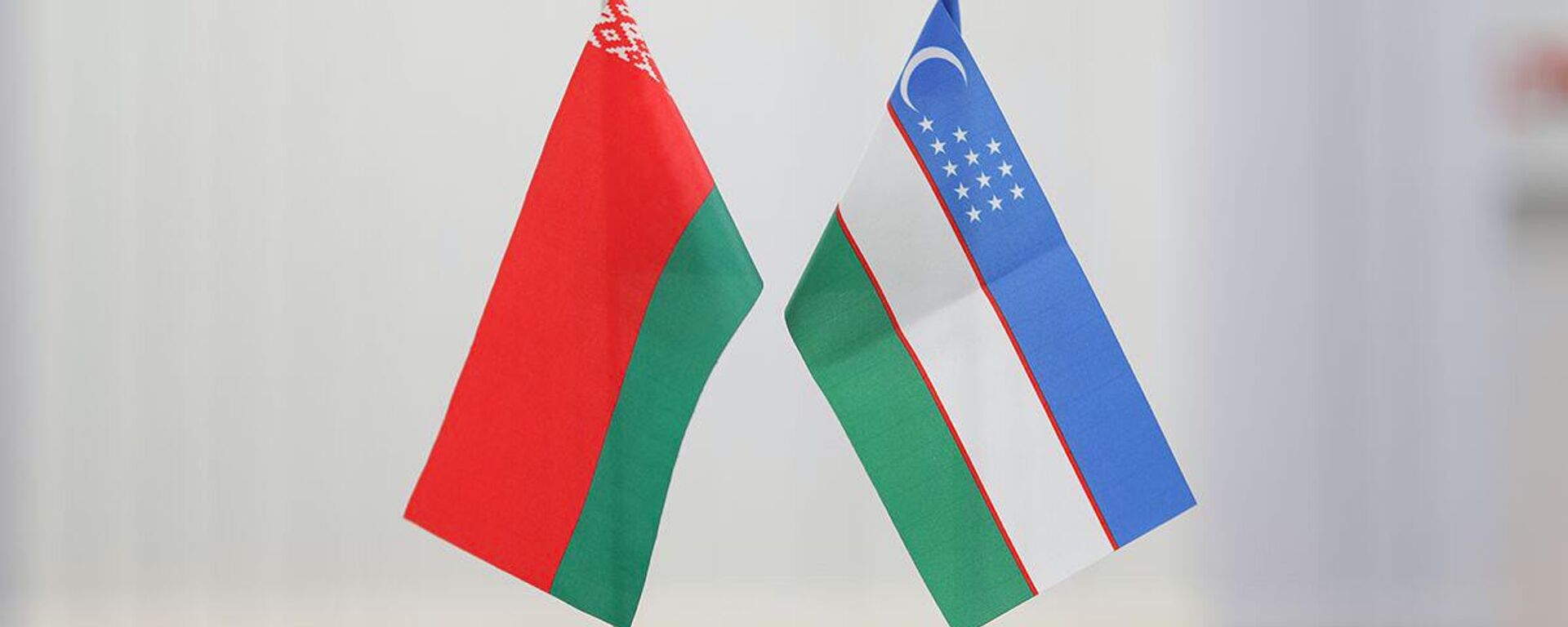 Флаги Узбекистана и Беларусь - Sputnik Узбекистан, 1920, 29.09.2025
