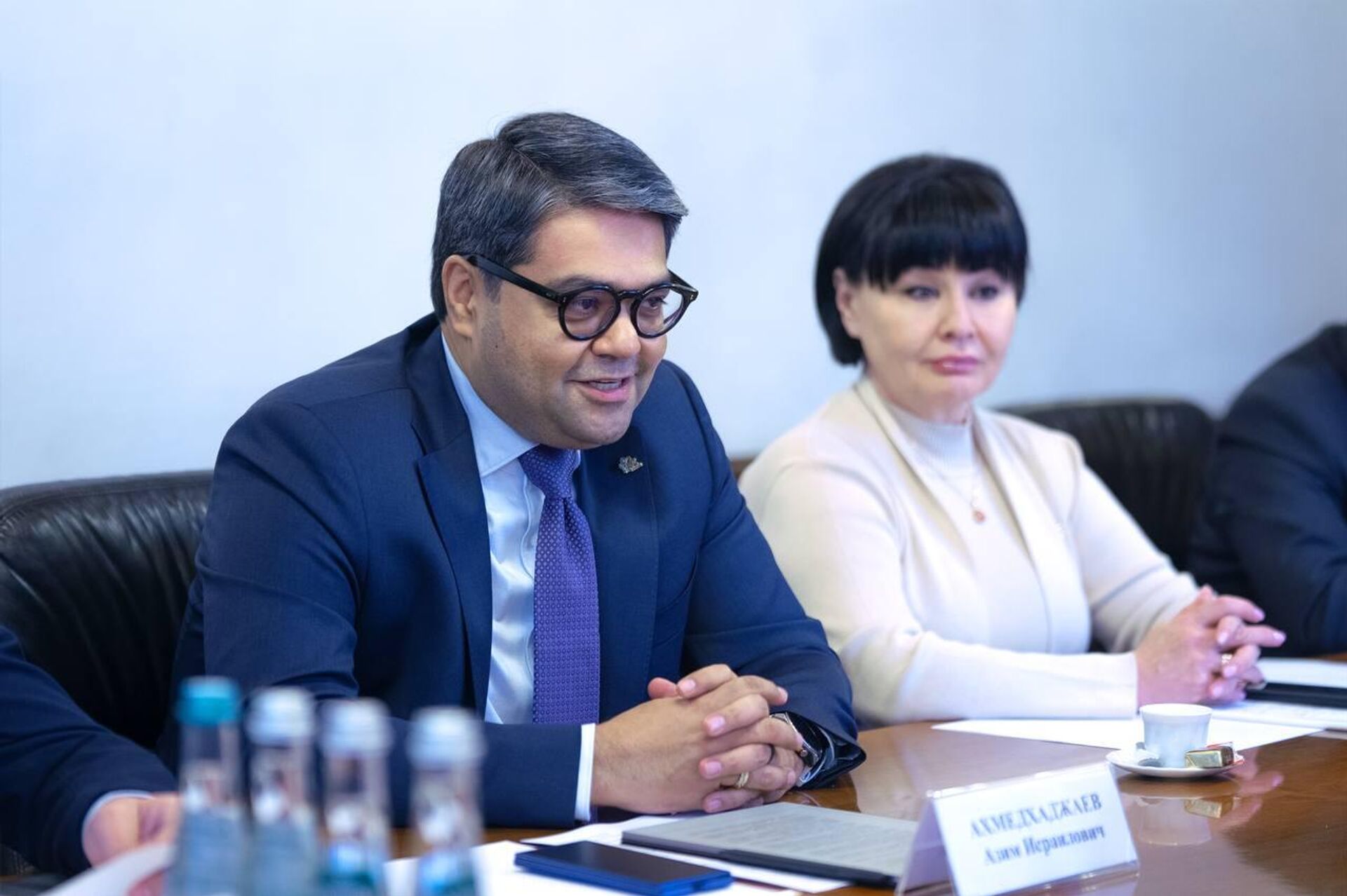 В Москве состоялось заседание совместной российско-узбекистанской рабочей группы по подготовке кадров для нужд атомной отрасли Республики Узбекистан.  - Sputnik Узбекистан, 1920, 30.09.2025