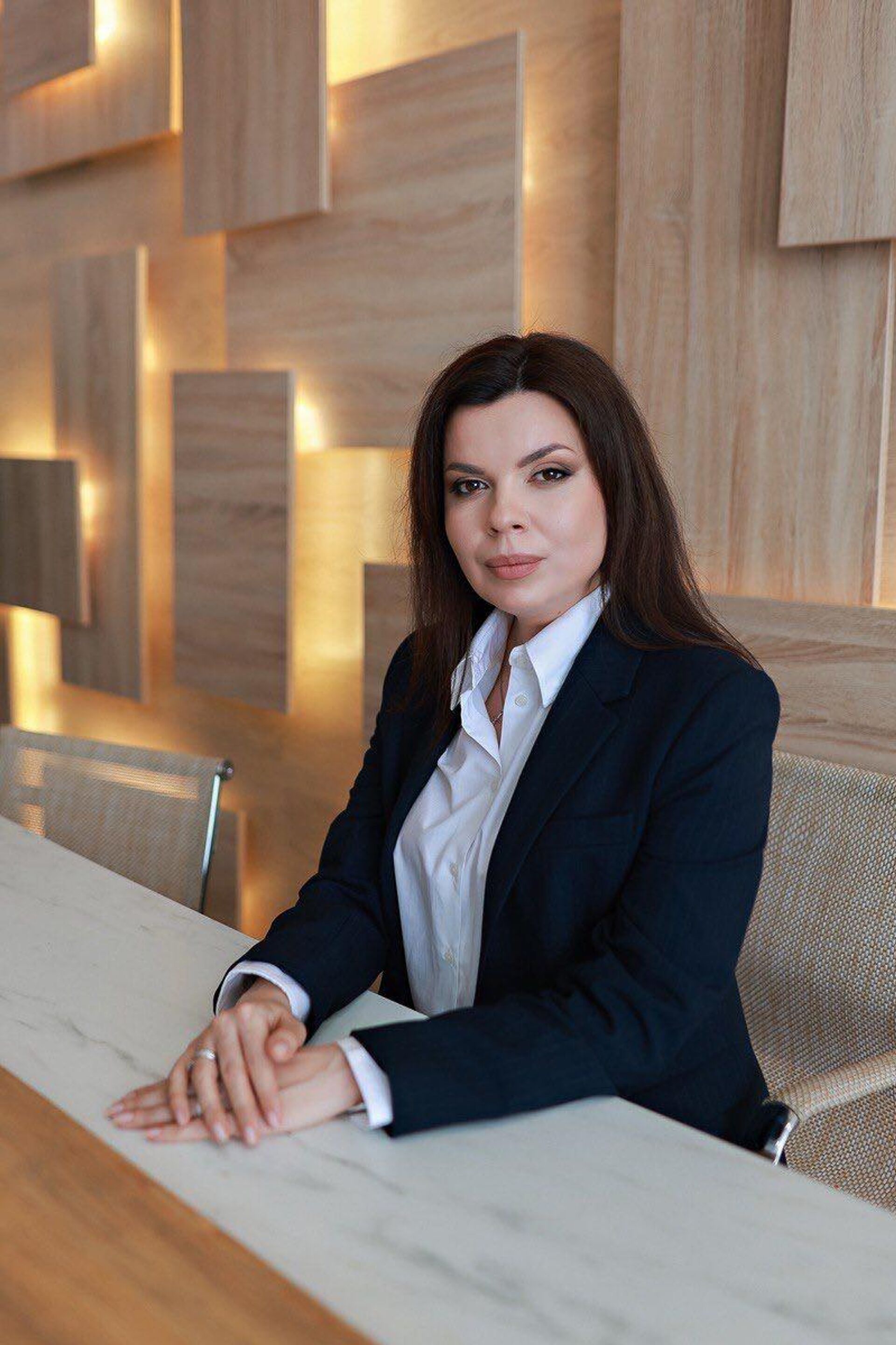 Исполнительный директор Фонда поддержки ВЭД Московской области Ольга Щеголева - Sputnik Узбекистан, 1920, 06.10.2025