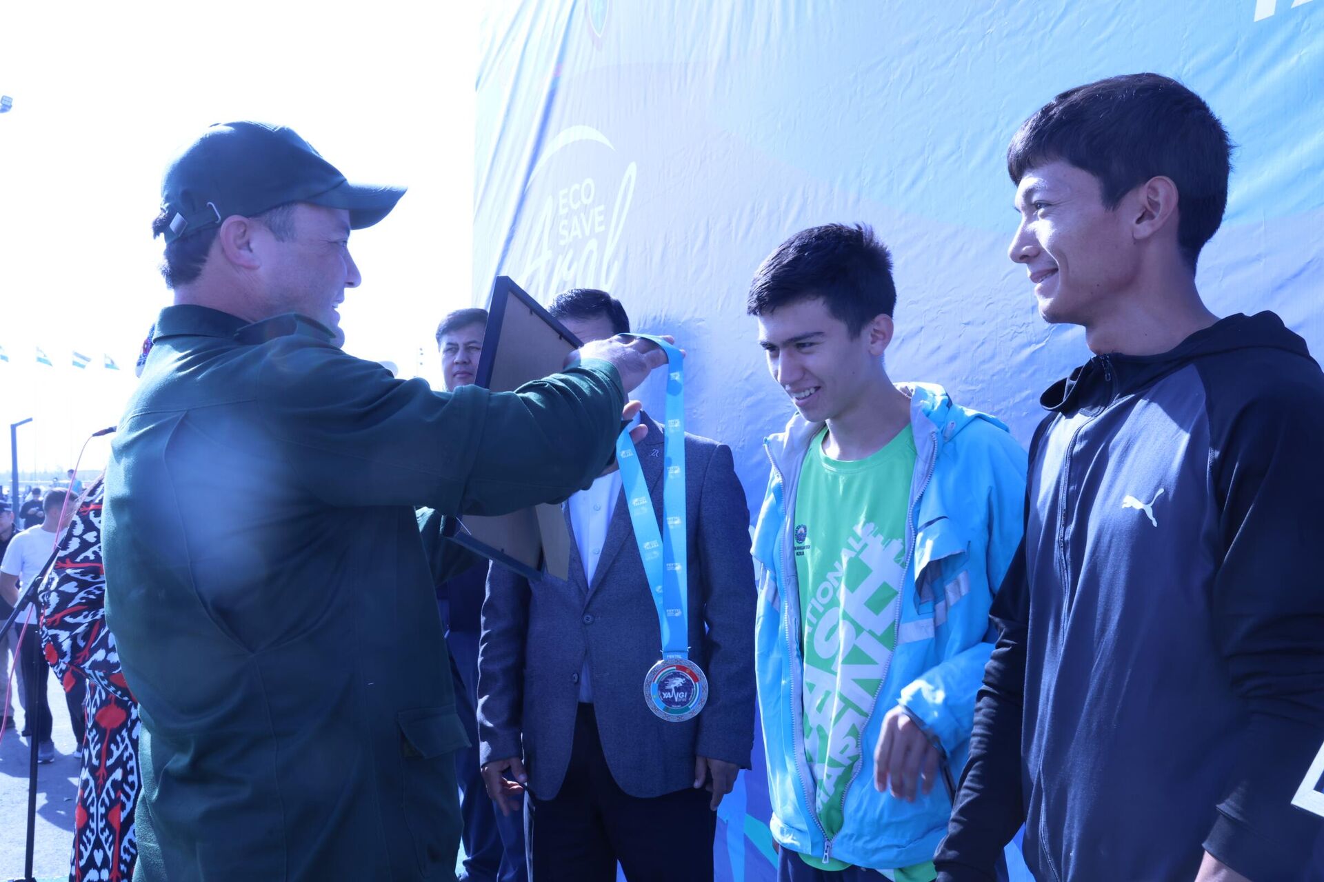 В Самарканде прошел массовый легкоатлетический марафон - Sputnik Узбекистан, 1920, 08.10.2025