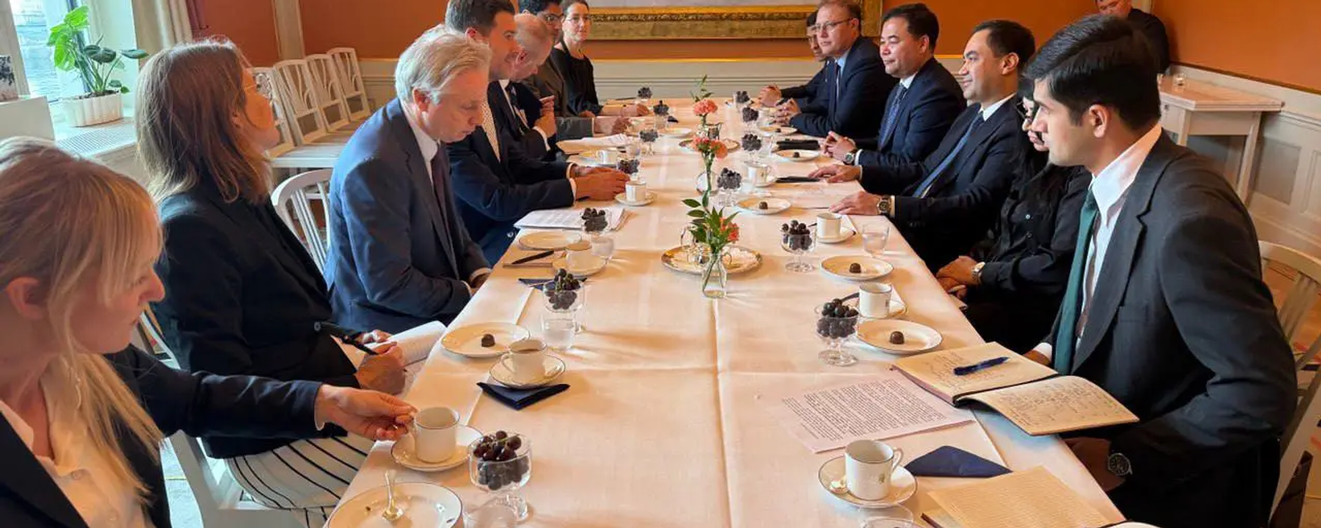 Делегация Узбекистана провела встречу с членами правительства Швеции - Sputnik Ўзбекистон, 1920, 11.10.2025