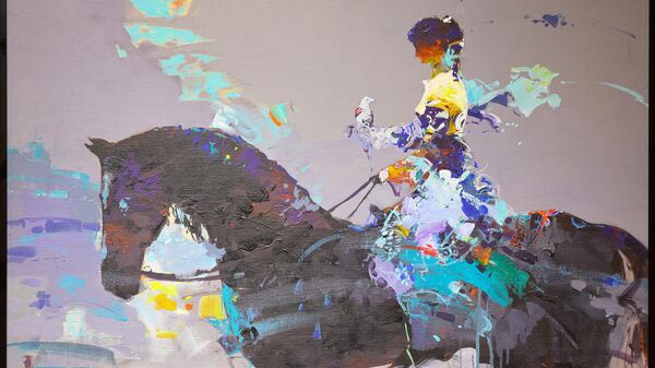 Выставка художника Алишера Хамдамова Чувства, живущие в цветах. - Sputnik Ўзбекистон