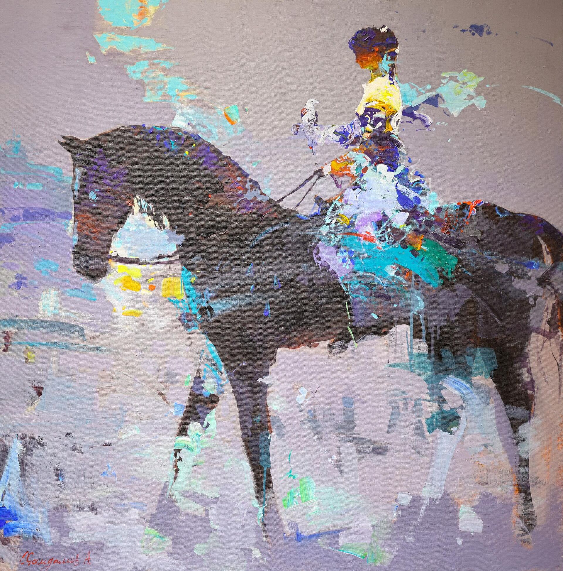 Выставка художника Алишера Хамдамова Чувства, живущие в цветах. - Sputnik Узбекистан, 1920, 13.10.2025