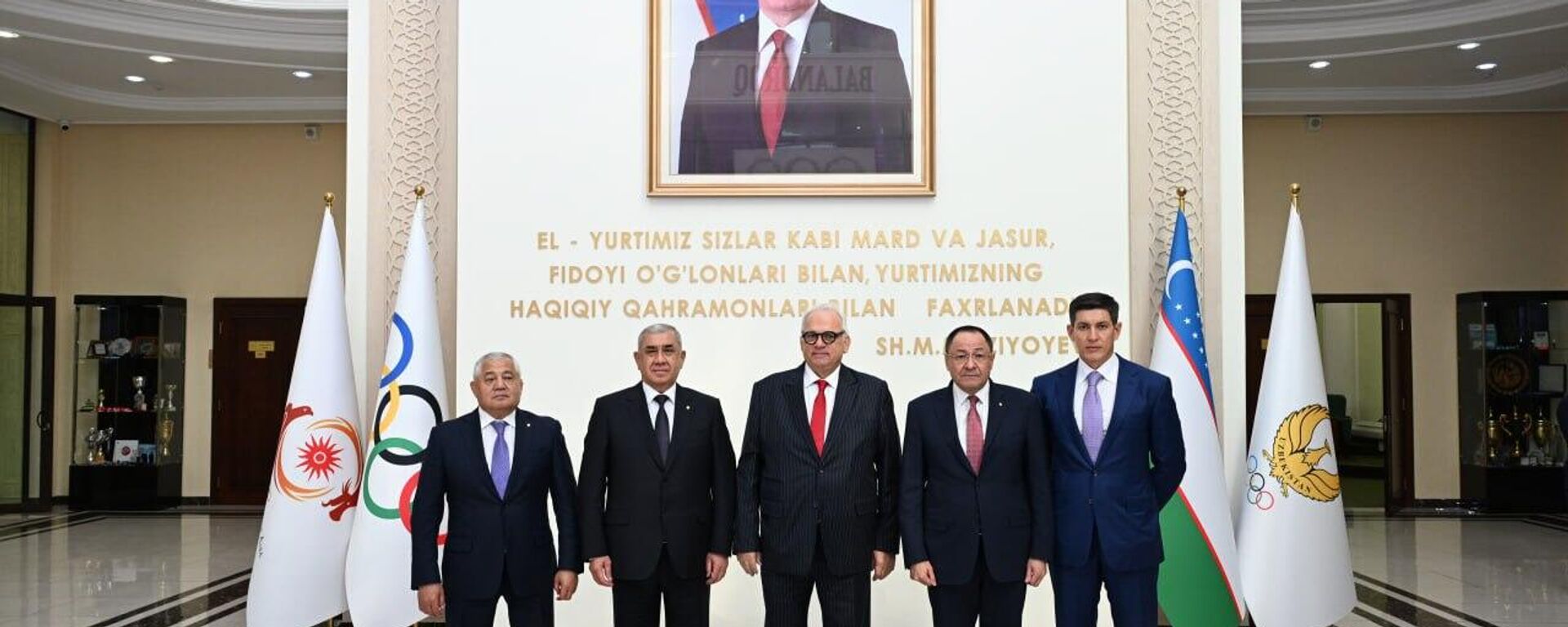 Во время визита президента UWW в НОК Узбекистана обсуждалось сотрудничество - Sputnik Ўзбекистон, 1920, 13.10.2025