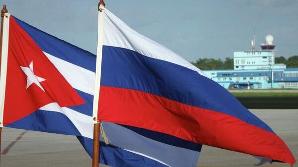 Россия и Куба фото флаги - Sputnik Узбекистан