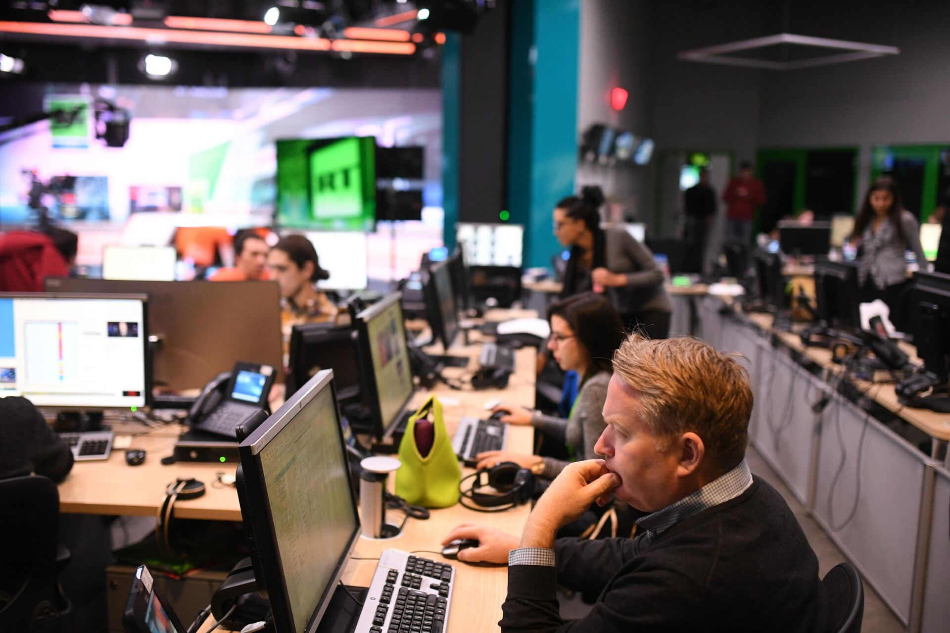 Офис телеканала RT в Москве - Sputnik Узбекистан, 1920, 17.10.2025