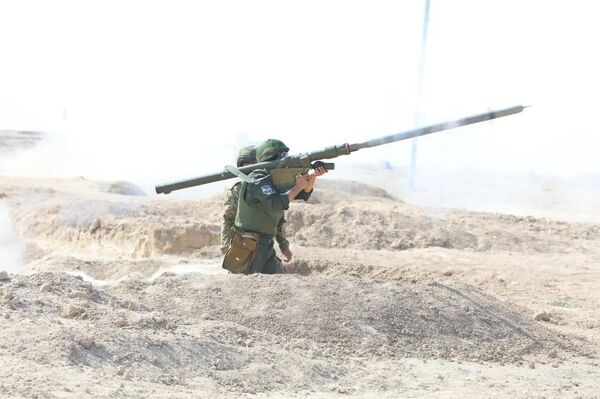 На полигоне Каттакурган Центрального военного округа проводятся совместные военные учения Бирлик – 2025. - Sputnik Узбекистан