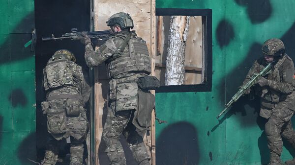 Trenirovka podrazdeleniya spesnaza gruppirovki Sentr - Sputnik O‘zbekiston