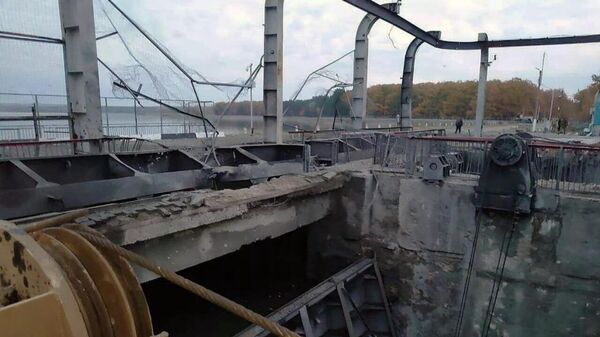 Последствия удара ВСУ по плотине Белгородского водохранилища - Sputnik Ўзбекистон