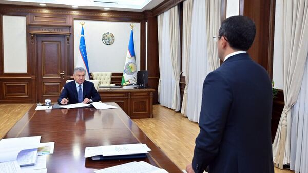 Президент ознакомился с презентацией предложений по системе социального страхования - Sputnik Ўзбекистон