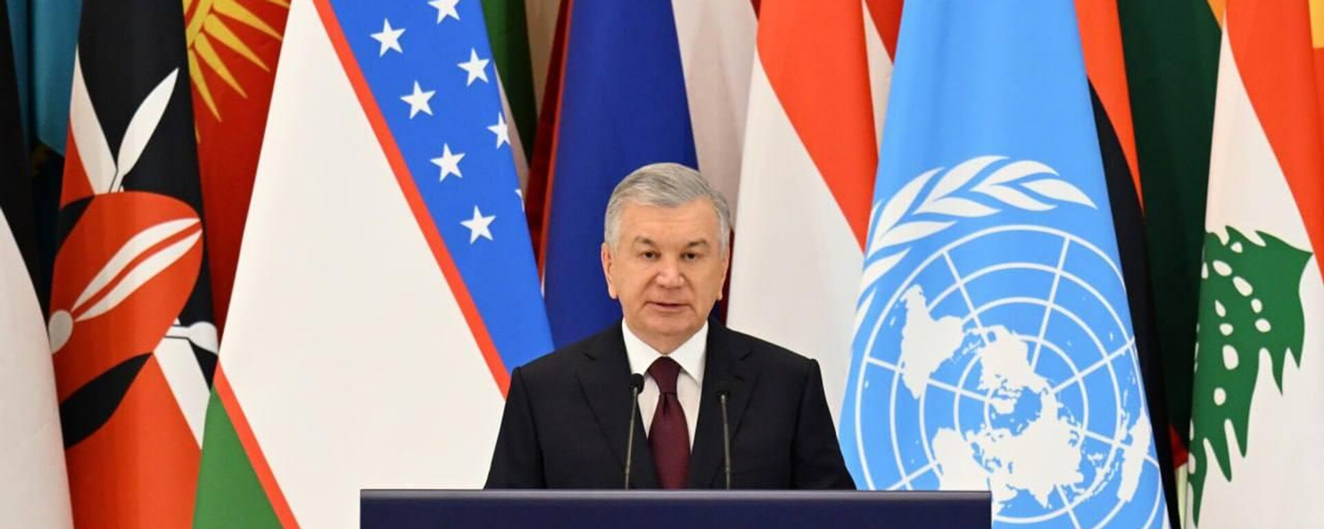 Шавкат Мирзиёев на церемонии открытия 43-й сессии Генеральной конференции ЮНЕСКО Шавкат Мирзиёев на церемонии открытия 43-й сессии Генеральной конференции ЮНЕСКО - Sputnik Ўзбекистон, 1920, 30.10.2025