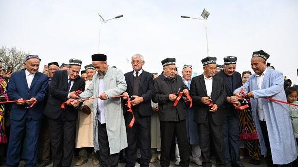 В городе Бекабаде Ташкентской области открыли мост через Сырдарью - Sputnik Узбекистан