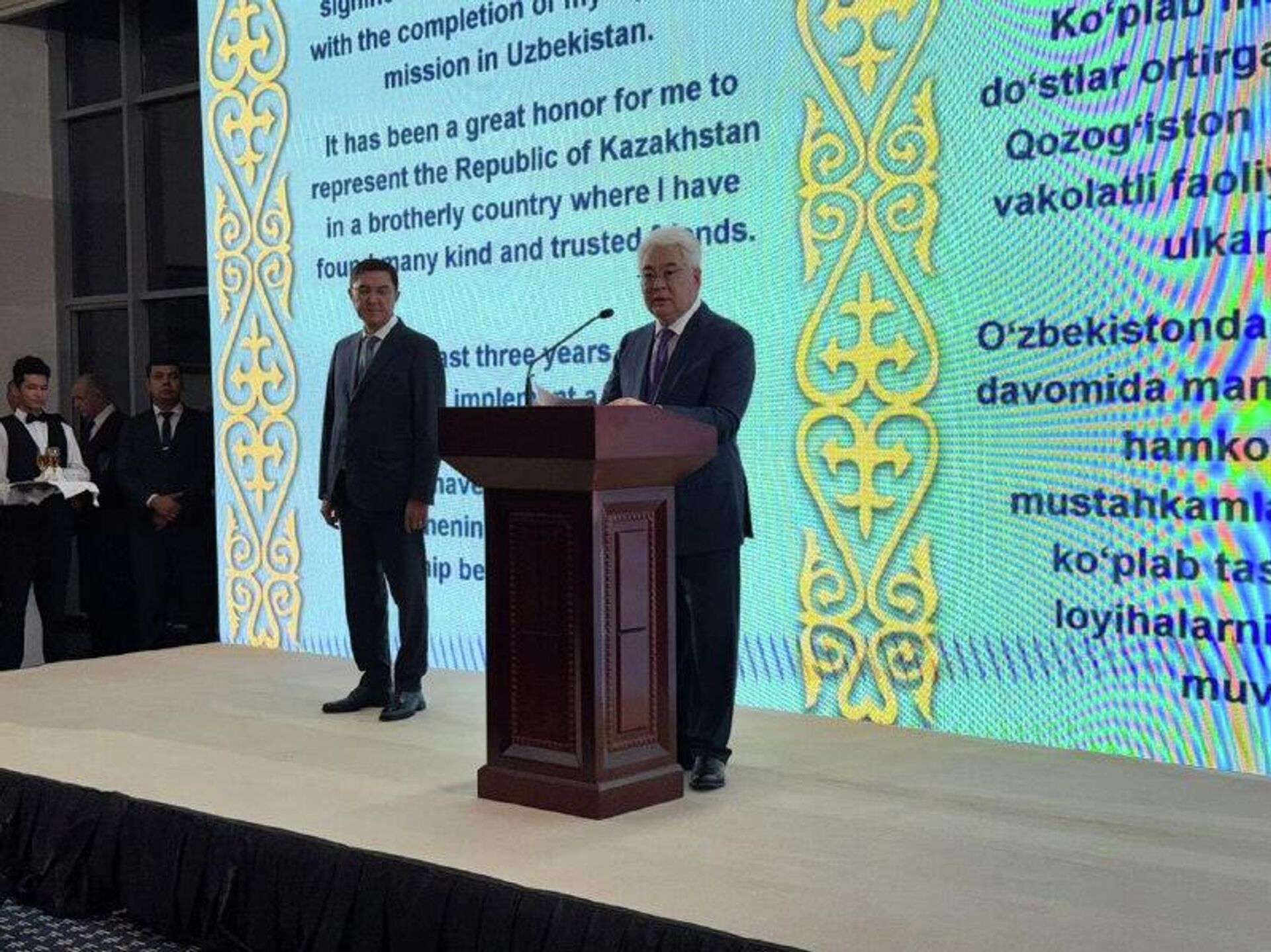 Посол Республики Казахстан завершает свою дипломатическую миссию в Узбекистане - Sputnik Узбекистан, 1920, 05.11.2025