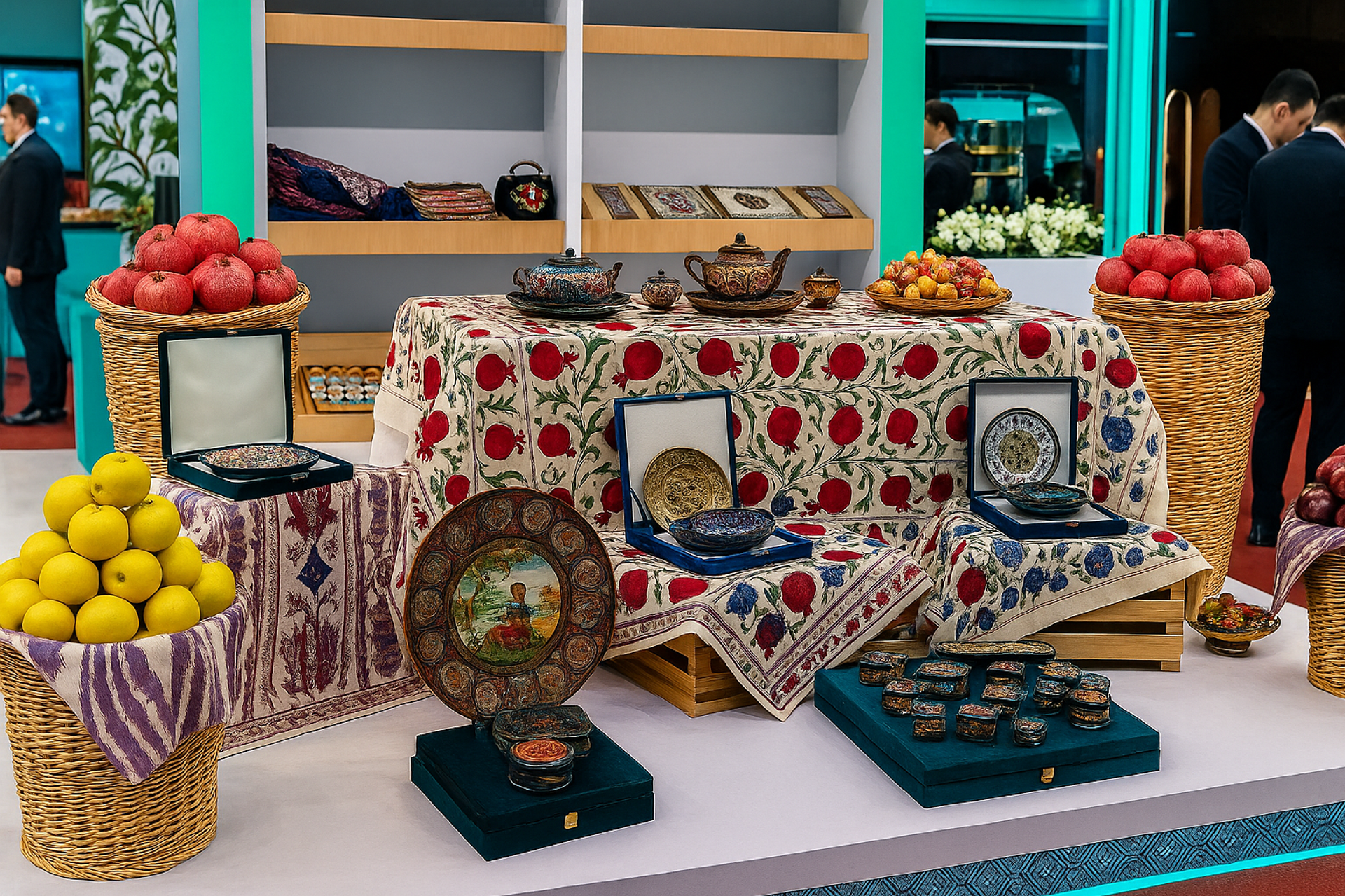 Национальный стенд Узбекистана на Международной выставке импортных товаров в Шанхае
 - Sputnik Узбекистан, 1920, 07.11.2025