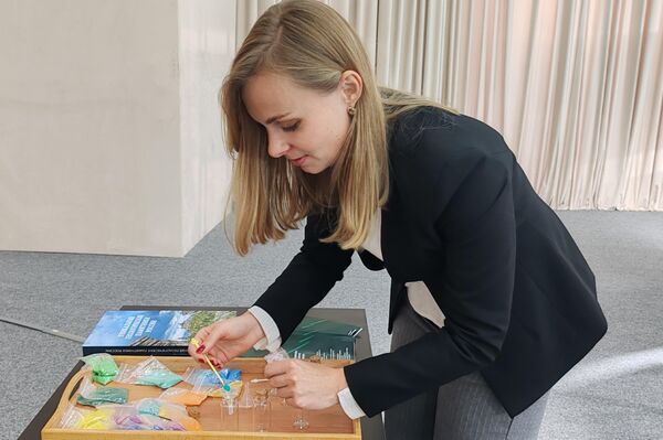 Российский научный центр представил в Самарканде выставку Глобальные геопарки ЮНЕСКО. - Sputnik Узбекистан