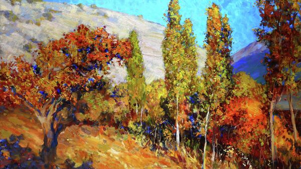 Выставка художника Мухаммаджона Сатторова Свет. Форма. Жизнь.  - Sputnik Узбекистан