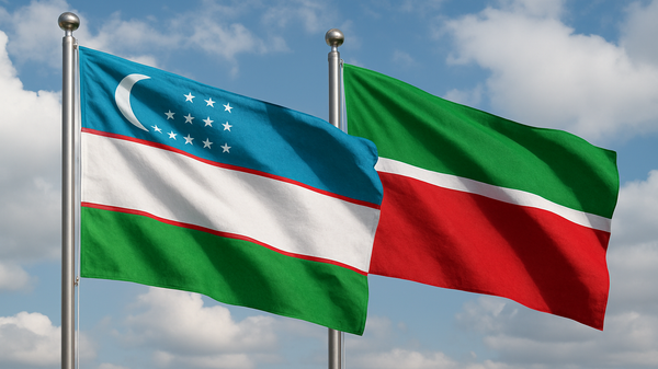 Флаги Узбекистана и Татарстана  - Sputnik Узбекистан