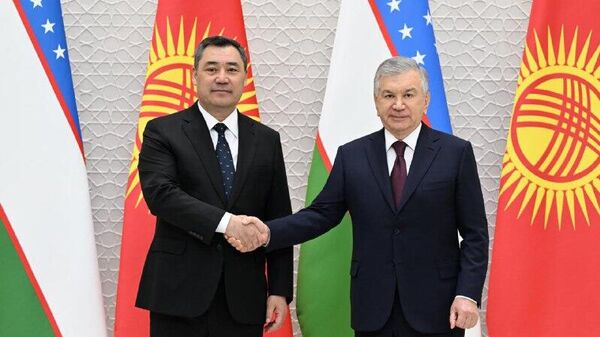 Шавкат Мирзиёев провел встречу с Садыром Жапаровым - Sputnik Узбекистан