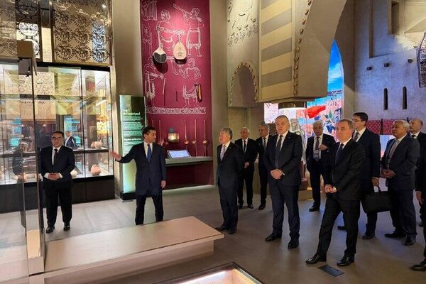 Главы МИД стран Центральной Азии и Азербайджана посетили Центр исламской цивилизации в Ташкенте - Sputnik Узбекистан