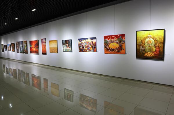 Выставка хорезмских художников  - Sputnik Узбекистан